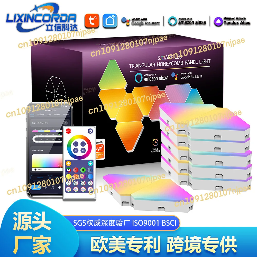 Intelligent Qiguang board pickup rhythm music quantum triangle e-sports atmosphere wall small night
Intelligent Qiguang board pickup rhythm music quantum triangle e-sports atmosphere wall small night