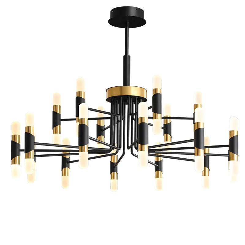 Simple modern creative chandelier Nordic fashion villa restaurant study bedroom personalized home lamp
Simple modern creative chandelier Nordic fashion villa restaurant study bedroom personalized home lamp