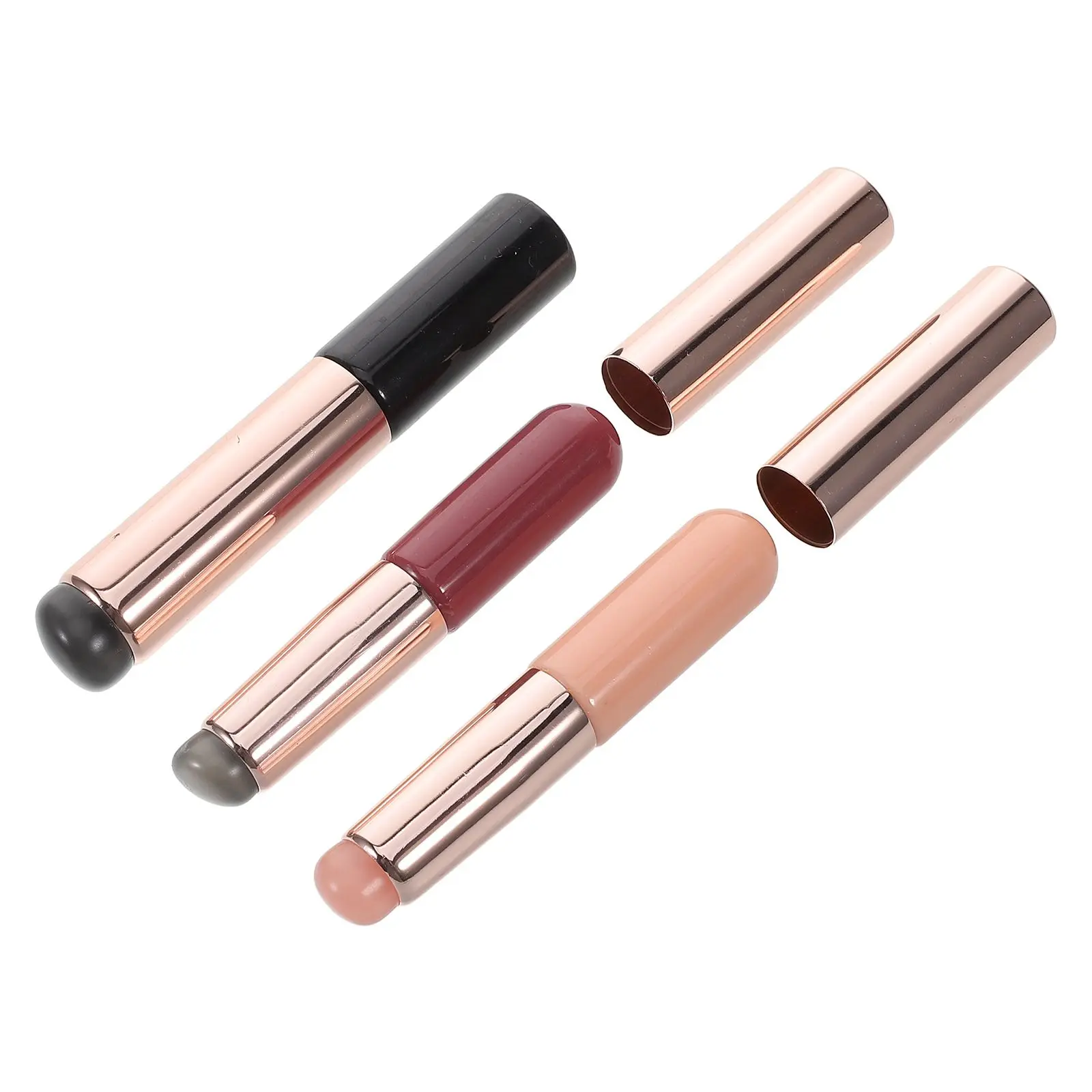 3 Pcs Soft Silicone Brushes Q Flexible Nail Art Tool for Powder Application Black Bean Pink Colors Suitable for Home
3 Pcs Soft Silicone Brushes Q Flexible Nail Art Tool for Powder Application Black Bean Pink Colors Suitable for Home