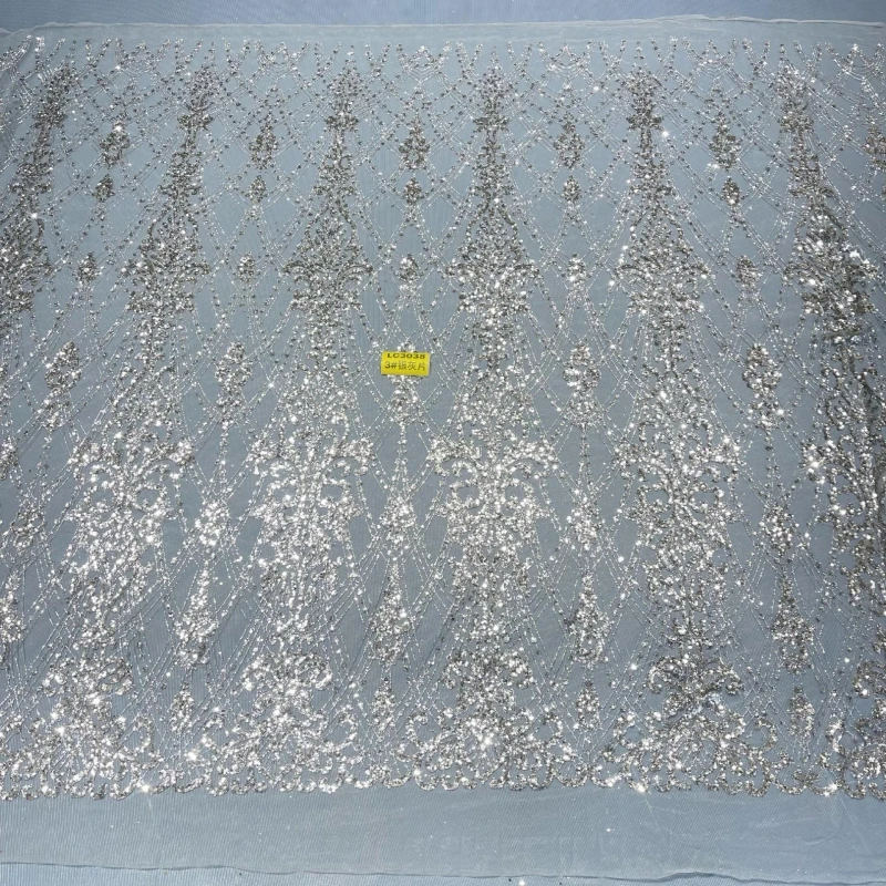 10 ярдов серой модной дизайнерской африканской блестящей ткани с вышивкой, сетчатым кружевом и приклеенными блестками для свадебных или вечерних платьев
10 ярдов серой модной дизайнерской африканской блестящей ткани с вышивкой, сетчатым кружевом и приклеенными блестками для свадебных или вечерних платьев