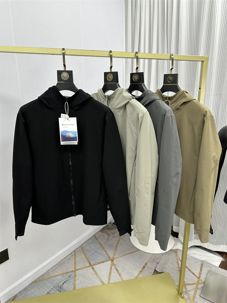 Lightweight Busin Sle! Outdoor Hooded Windproof Waterproof Breathable Jaet Coat Youth Faion Urban Casual Nylon Spandex
Lightweight Busin Sle! Outdoor Hooded Windproof Waterproof Breathable Jaet Coat Youth Faion Urban Casual Nylon Spandex