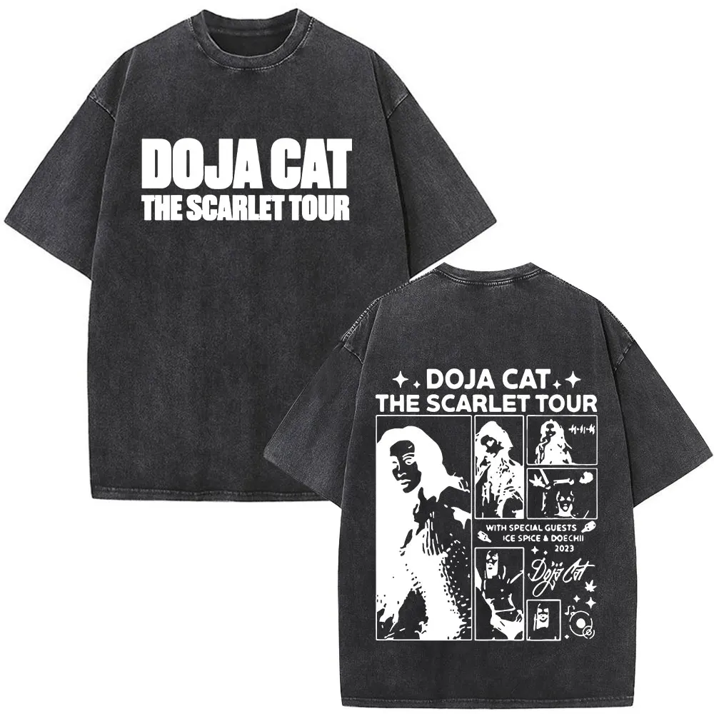 Випраные винтажные футболки Doja Cat The Scarlet Tour для мужчин и женщин, модная футболка в стиле Харадзюку, хлопковая повседневная футболка с коротким рукавом, подарок для фанатов 
Випраные винтажные футболки Doja Cat The Scarlet Tour для мужчин и женщин, модная футболка в стиле Харадзюку, хлопковая повседневная футболка с коротким рукавом, подарок для фанатов