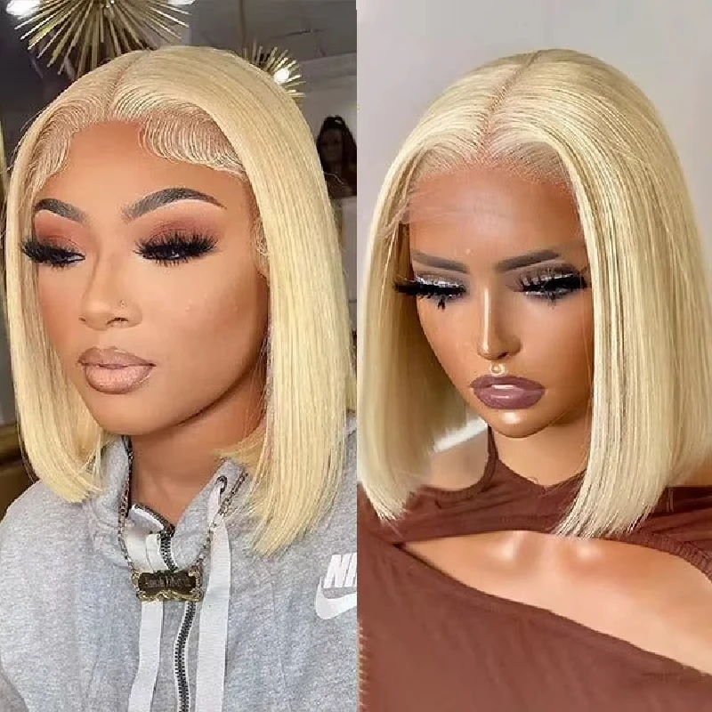 613 Straight Bob Wig Human 13x4 13x6 Lace 14 InchTransparent 250% Frontal Hair Bob Wig PrePlucked Lace Front Human Hair Wigs
613 Straight Bob Wig Human 13x4 13x6 Lace 14 InchTransparent 250% Frontal Hair Bob Wig PrePlucked Lace Front Human Hair Wigs