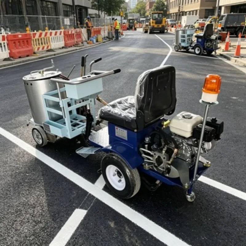 Cutting-edge vibrational road marking machine double cylinder hot melting kettle bump line marking equipment
Cutting-edge vibrational road marking machine double cylinder hot melting kettle bump line marking equipment