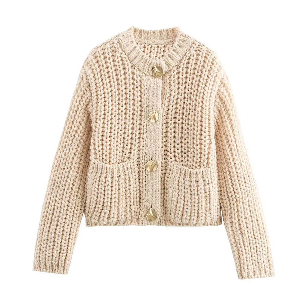 2024 autumn and winter women's new fashion, leisure, slim and versatile long-sleeved button thick needle coat
2024 autumn and winter women's new fashion, leisure, slim and versatile long-sleeved button thick needle coat