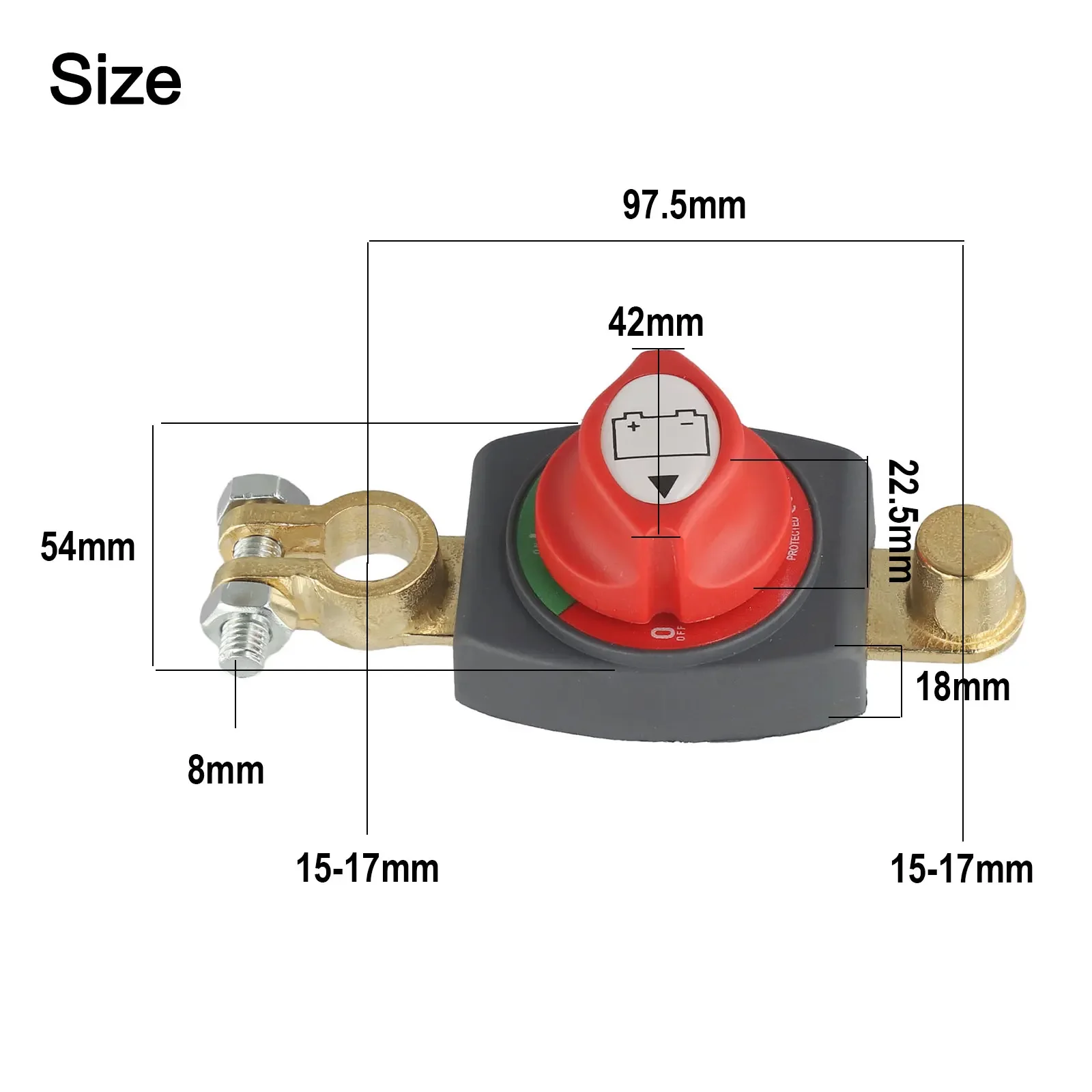 Black Red Gold Marine Battery Switch Integrated Connection Posts Quality Plastic Casing Safe Power Disconnection
Black Red Gold Marine Battery Switch Integrated Connection Posts Quality Plastic Casing Safe Power Disconnection
