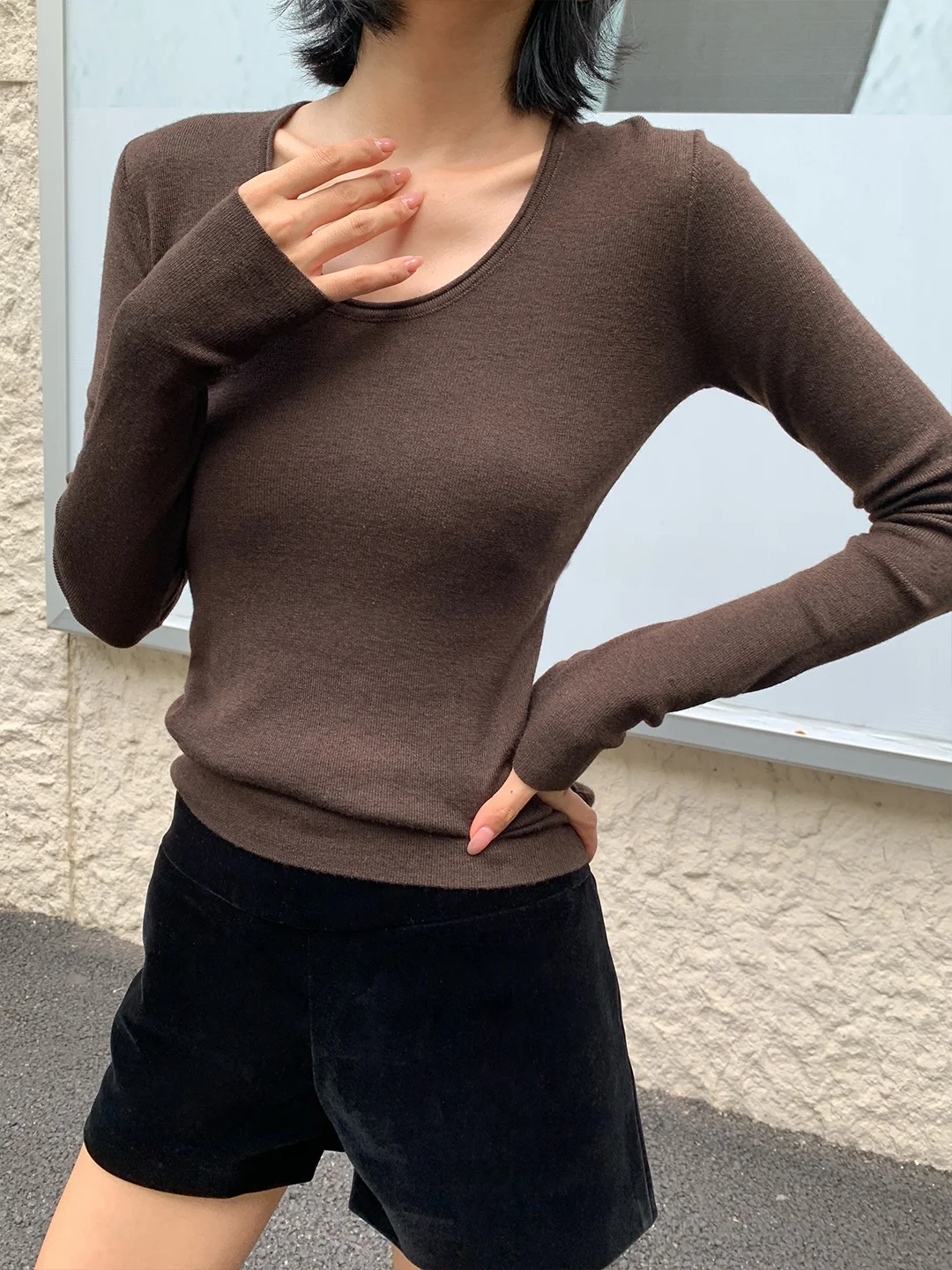 ZOCHEEO Pure Color Skin-friendly Slim Fit Knitted Wool Top Autumn Winter New Sle Inner Wear Base Layer irt for Women
ZOCHEEO Pure Color Skin-friendly Slim Fit Knitted Wool Top Autumn Winter New Sle Inner Wear Base Layer irt for Women