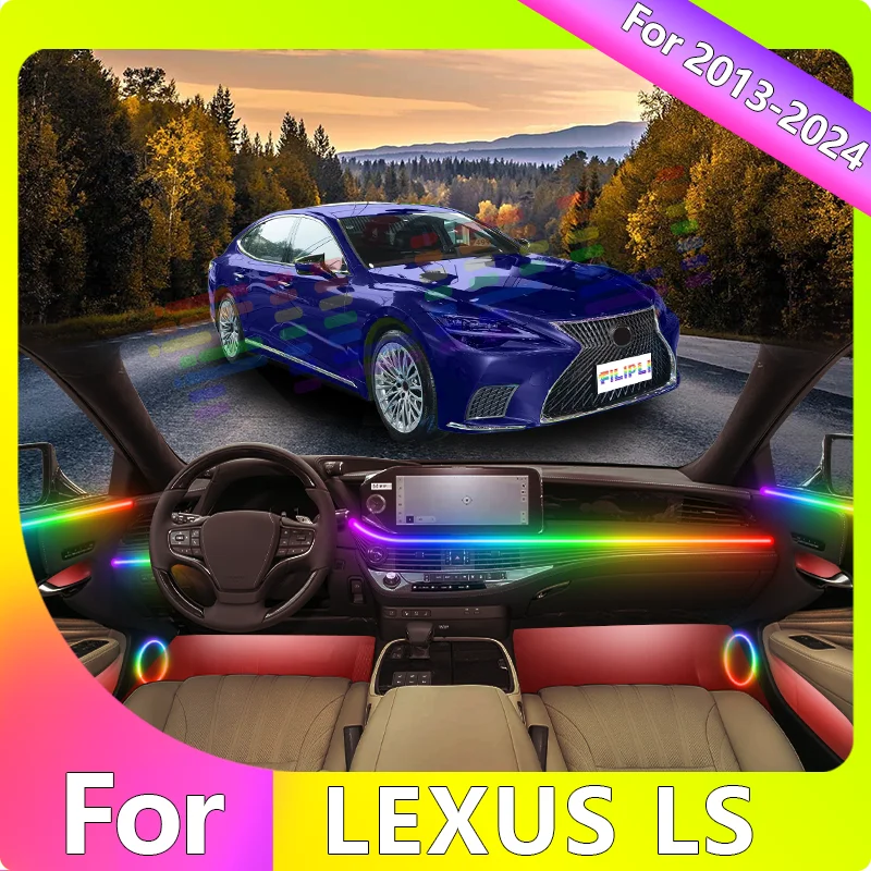FILIPLI For LEXUS LS For 2017 Smart Music Dynamic RGB LED Strip USB 12V Powered RGB LED Strip with Smartphone Sync Auto Dimming
FILIPLI For LEXUS LS For 2017 Smart Music Dynamic RGB LED Strip USB 12V Powered RGB LED Strip with Smartphone Sync Auto Dimming