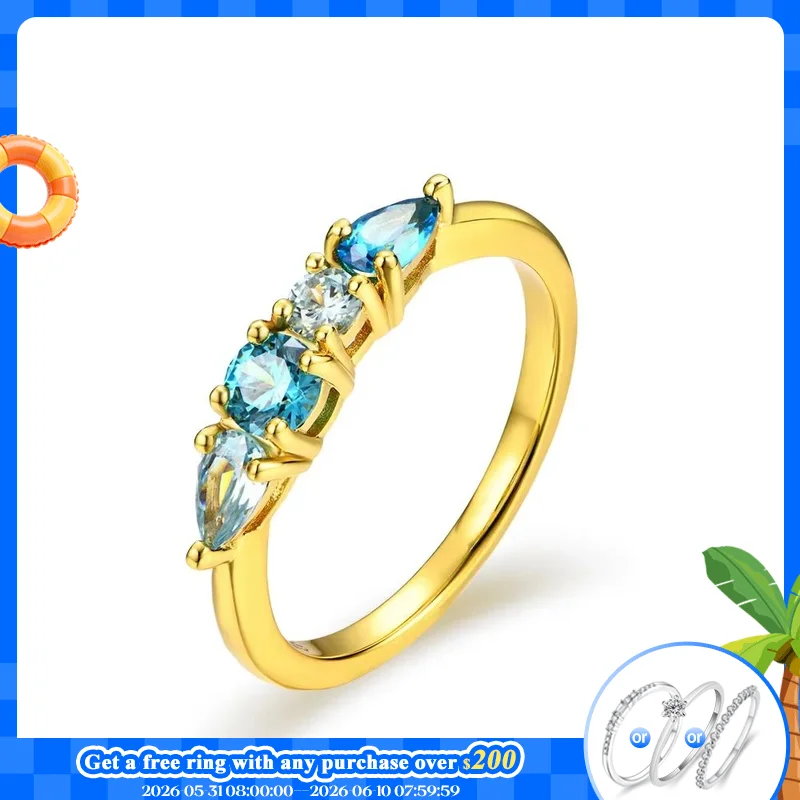 ATTAGEMS Pure 18K 14K 10K Gold AU858 Sea Blue 5A Zircon Ring for Women Men Fine Jewelry Engagement Birthday Party Gift Wholesale
ATTAGEMS Pure 18K 14K 10K Gold AU858 Sea Blue 5A Zircon Ring for Women Men Fine Jewelry Engagement Birthday Party Gift Wholesale
