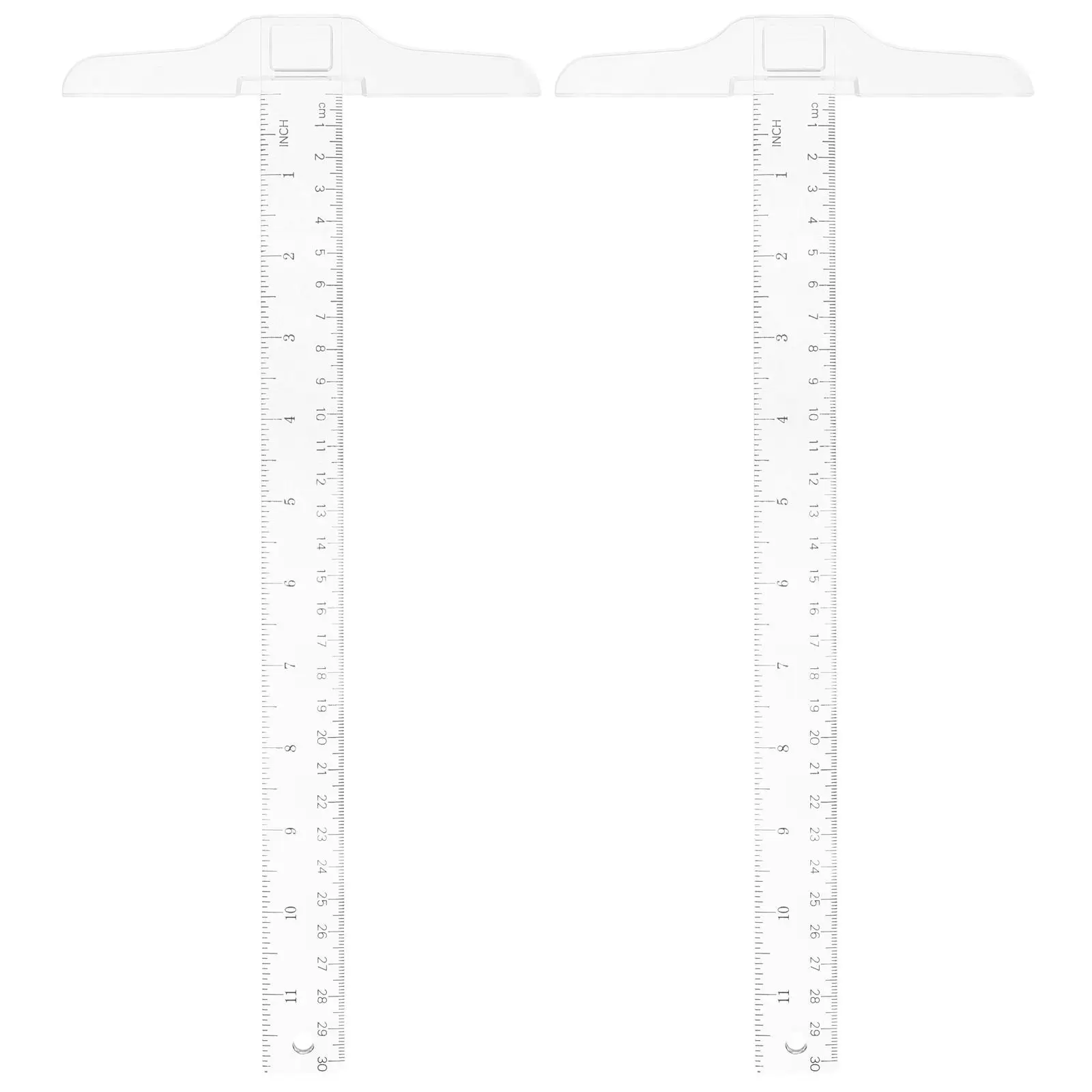 2Pcs T-Square Ruler Double Scale Measuring Drafting Tool Durable Plastic Precision Engineer Student Teacher Office Home Use
2Pcs T-Square Ruler Double Scale Measuring Drafting Tool Durable Plastic Precision Engineer Student Teacher Office Home Use