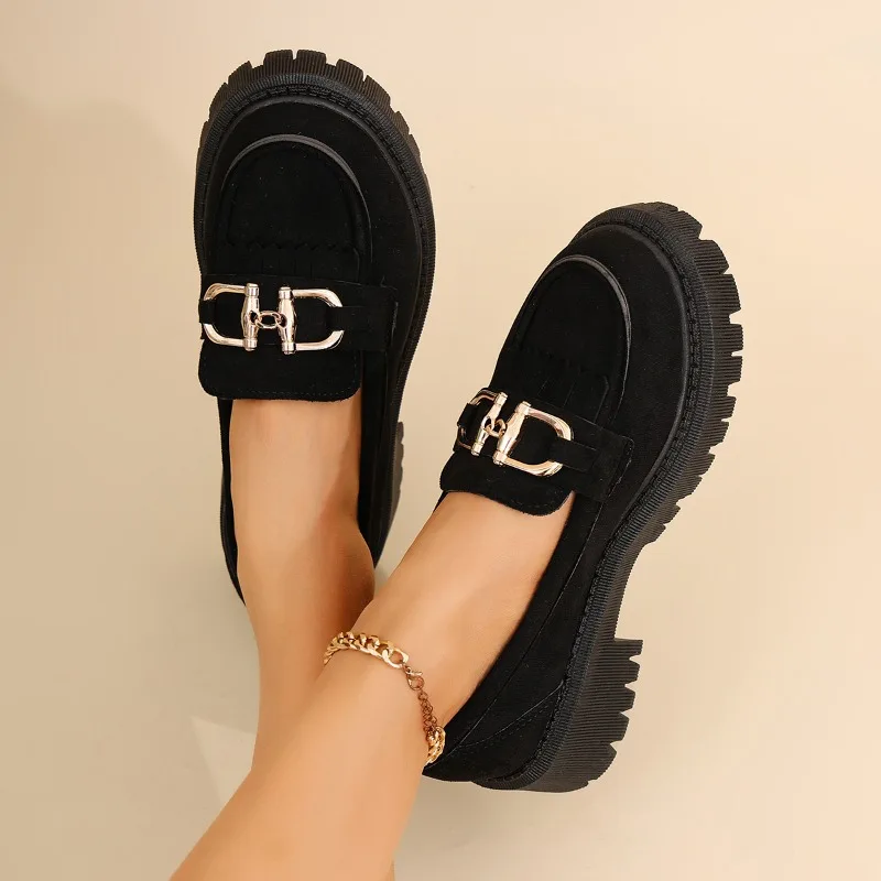 2025 Spring and Autumn High Quality Brand Chain Designer Women's Shoes Comfortable Shoes Metal Buckle Dress Platform Shoes
2025 Spring and Autumn High Quality Brand Chain Designer Women's Shoes Comfortable Shoes Metal Buckle Dress Platform Shoes