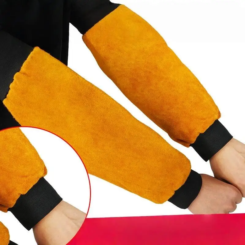 Portable Welding Arm Guard PU Leather Welding Sleeves Heat Resistant Flame Retardant Arm Protection For Industrial Work
Portable Welding Arm Guard PU Leather Welding Sleeves Heat Resistant Flame Retardant Arm Protection For Industrial Work