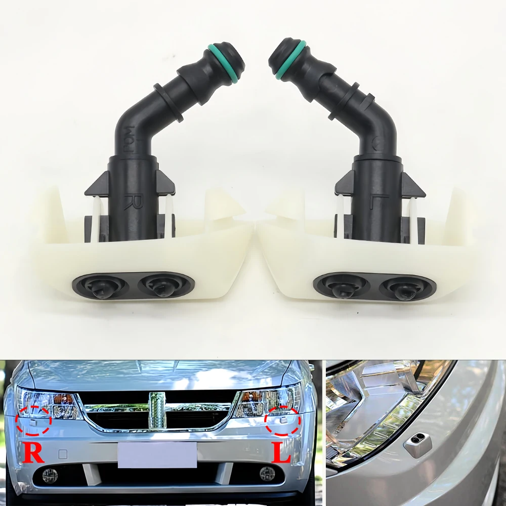 For Dodge Journey 2009 2010 2011 Front Bumper Headlamp Cleaning Pump Jet Cap Headlight Washer Sprayer Nozzle Actuator Cover
For Dodge Journey 2009 2010 2011 Front Bumper Headlamp Cleaning Pump Jet Cap Headlight Washer Sprayer Nozzle Actuator Cover