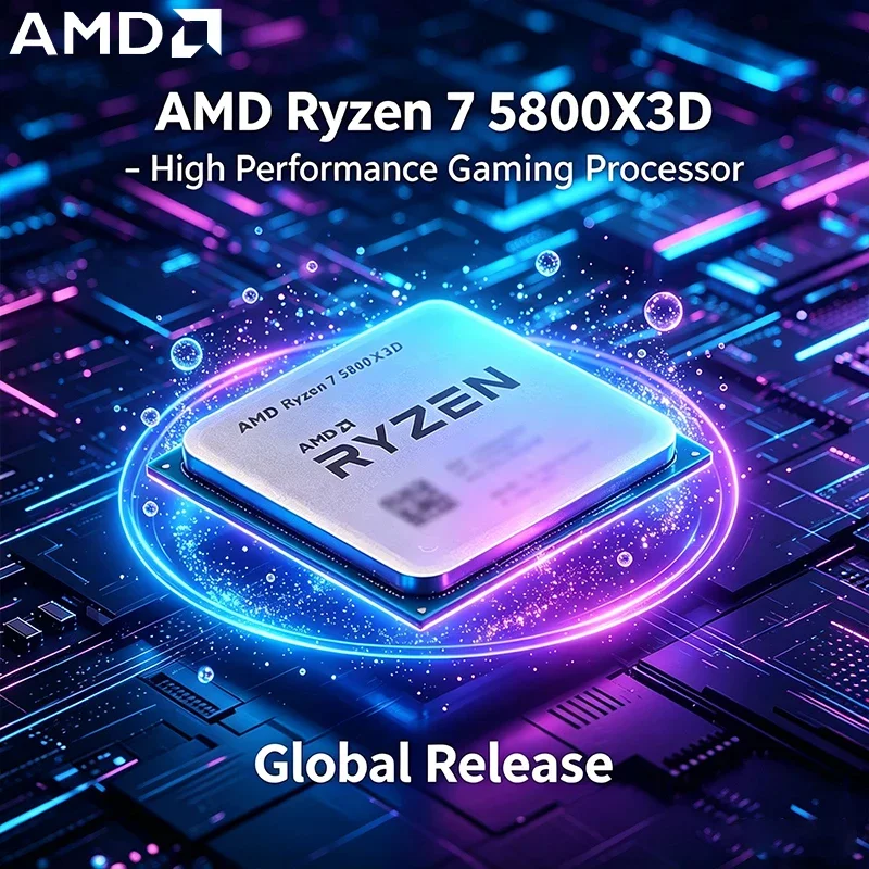 AMD R7 5800X3D Ryzen 7 Gaming Processor New Ryzen 5000 Series 5 GHz 8-Core 16-Thread CPU Processor DDR4 96 MB 105W Loose Pie
AMD R7 5800X3D Ryzen 7 Gaming Processor New Ryzen 5000 Series 5 GHz 8-Core 16-Thread CPU Processor DDR4 96 MB 105W Loose Pie