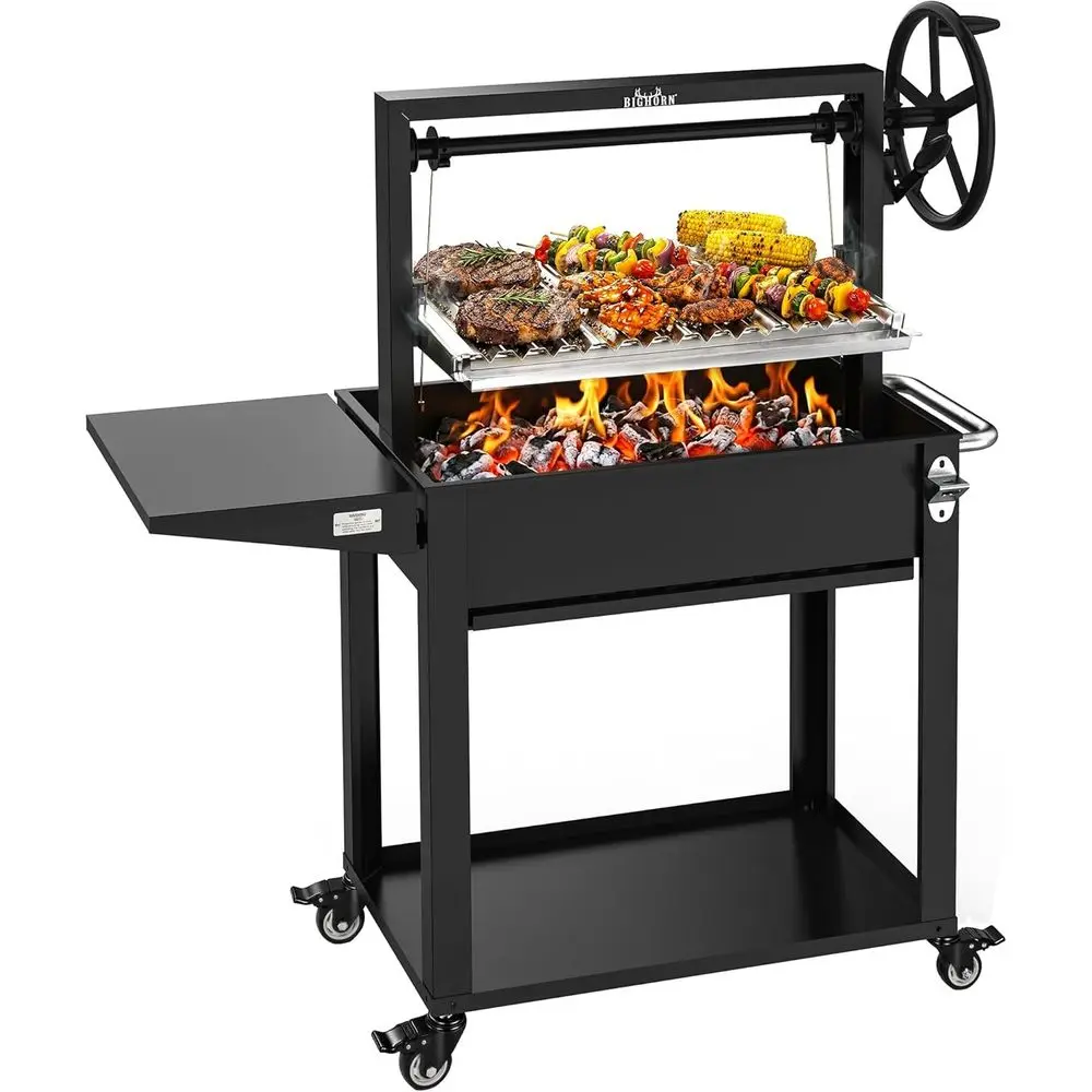SMaria Grill, Argentine Parrilla Grill with Adjustable Height Grate, Wood ire & Charcoal BBQ Grill, Large Outdoor Open ire Grill
SMaria Grill, Argentine Parrilla Grill with Adjustable Height Grate, Wood ire & Charcoal BBQ Grill, Large Outdoor Open ire Grill