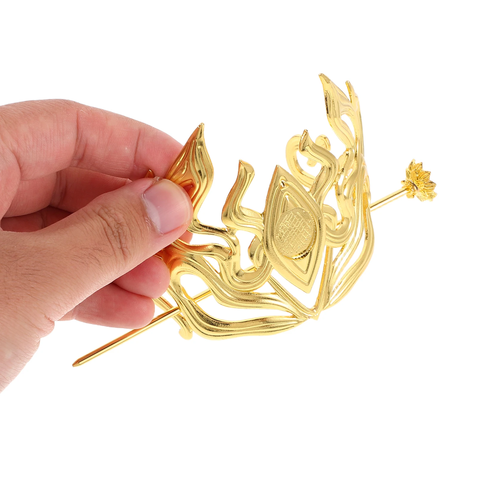 Аксессуар для волос в древнекитайском стиле: металлическая заколка-корона для прически, для костюма Ханьфу и повседневной носки
Аксессуар для волос в древнекитайском стиле: металлическая заколка-корона для прически, для костюма Ханьфу и повседневной носки