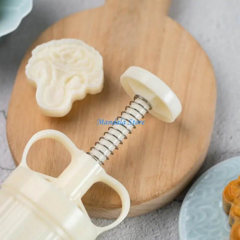 U2JC Hand Press Mooncakes Mould Floral Green Bean Cake Crafting Baking Accessory
U2JC Hand Press Mooncakes Mould Floral Green Bean Cake Crafting Baking Accessory