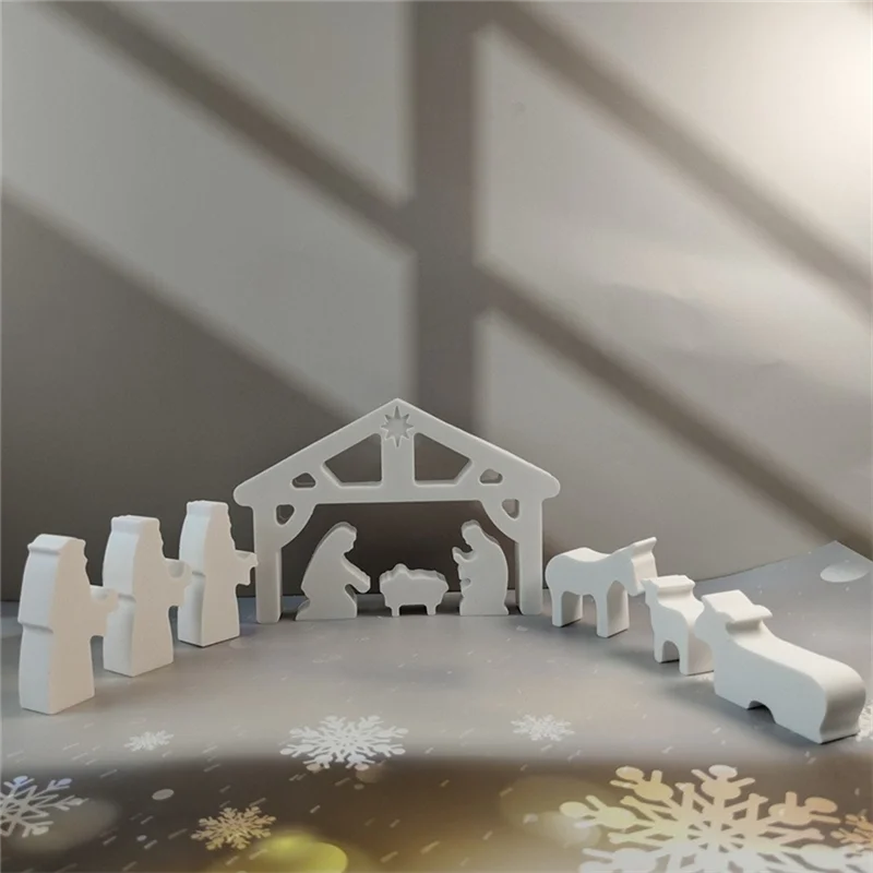 VELIF-Сцена Рождения Иисуса DIY форма рождественские украшения домашний интерьер
VELIF-Сцена Рождения Иисуса DIY форма рождественские украшения домашний интерьер