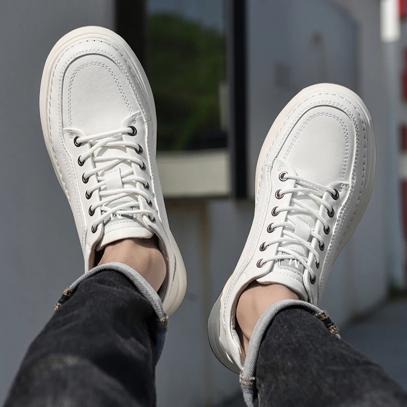 Casual men's board shoes Classic trendy high-quality styles Fashion street walking Sports shoes Genuine leather luxury New
Casual men's board shoes Classic trendy high-quality styles Fashion street walking Sports shoes Genuine leather luxury New