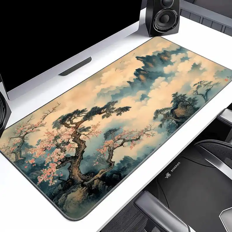 Vintage Japanese Cherry Blossom Mouse Pad Large Rubber Anti-slip Desk Accessories Mousepad for Office & Gamer Keyboard Decor Mat
Vintage Japanese Cherry Blossom Mouse Pad Large Rubber Anti-slip Desk Accessories Mousepad for Office & Gamer Keyboard Decor Mat
