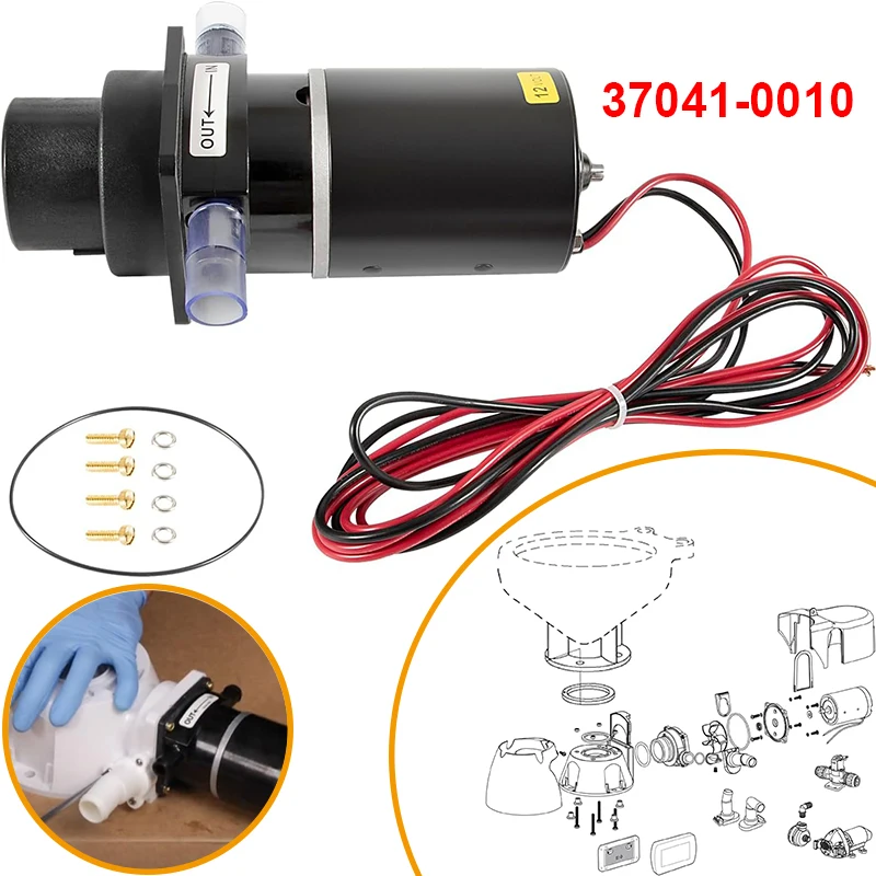 37041-0010 Marine Electric Toilet Macerator Sub Assembly Kit for PAR Electric Marine Toilets Fits for Jabsco 37010-Series 12Volt
37041-0010 Marine Electric Toilet Macerator Sub Assembly Kit for PAR Electric Marine Toilets Fits for Jabsco 37010-Series 12Volt