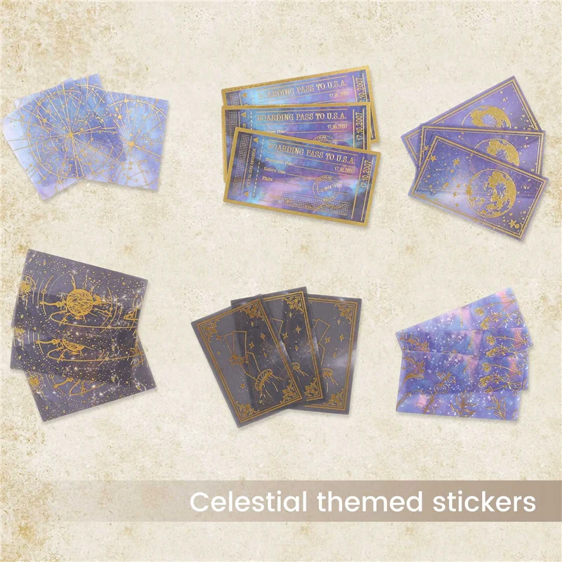 New!!192Pcs Celestial Stickers Vintage Stickers For Scrapbooking Planet Moon Space Astronomy Stickers Journaling Supplies
New!!192Pcs Celestial Stickers Vintage Stickers For Scrapbooking Planet Moon Space Astronomy Stickers Journaling Supplies