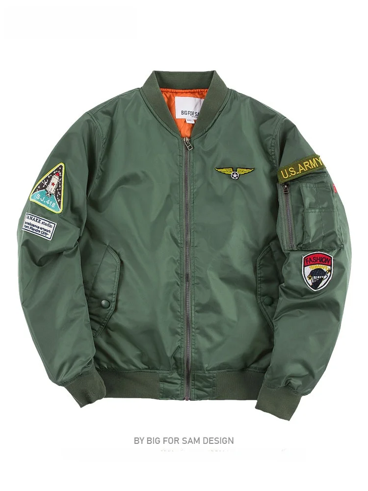 Thickened Cotton MA1 Pilot Jacket for Men And Women Couples American Style Baseball Coat Windproof Long Sleeve Youth Fashion
Thickened Cotton MA1 Pilot Jacket for Men And Women Couples American Style Baseball Coat Windproof Long Sleeve Youth Fashion