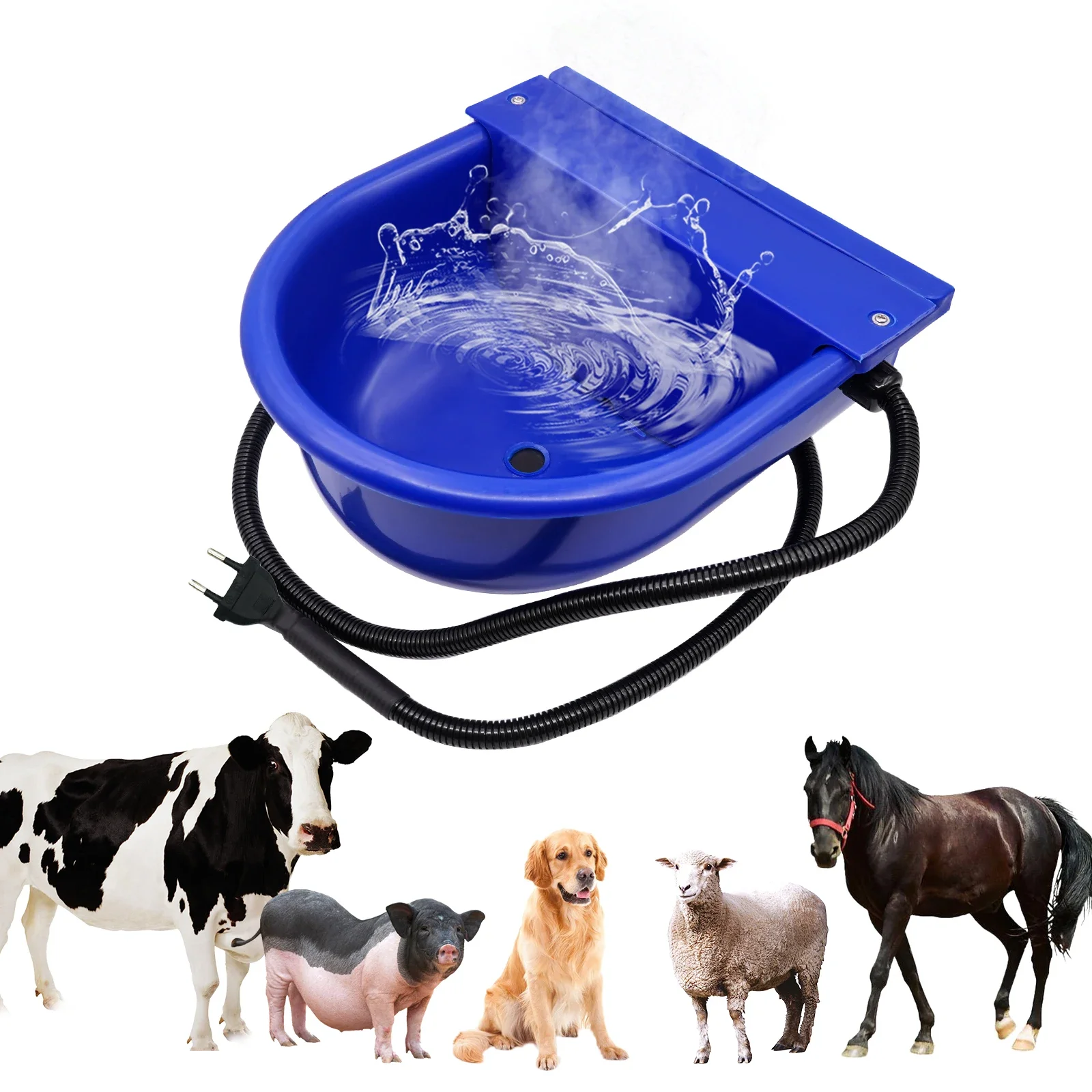 Automatic Cow Drinker Bowl Float Water Trough For Horse Goat Dog Water Bowl Supplies Sheep Cow 220V Electric Heating
Automatic Cow Drinker Bowl Float Water Trough For Horse Goat Dog Water Bowl Supplies Sheep Cow 220V Electric Heating