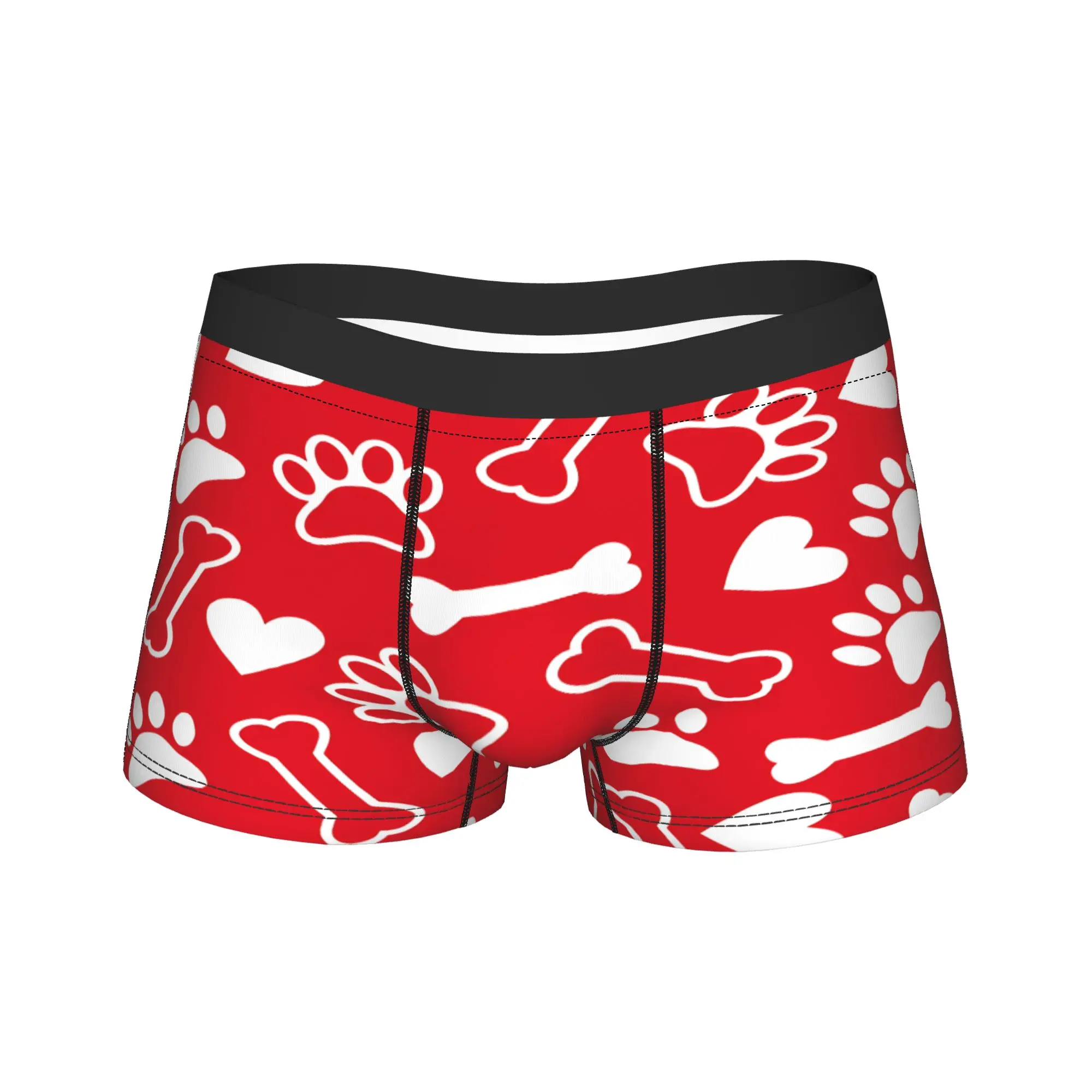 Colorful Paw print and Bone Underwear Males Panties Customs Comfortable Boxer Shorts High Quality Boxer Brief Big Size 2XL
Colorful Paw print and Bone Underwear Males Panties Customs Comfortable Boxer Shorts High Quality Boxer Brief Big Size 2XL