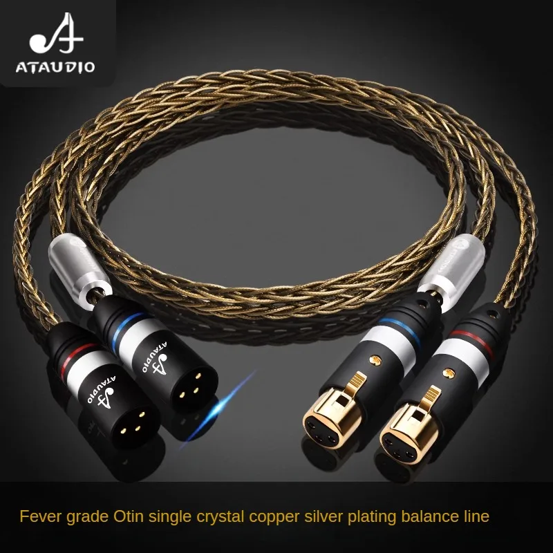 HiFi OCC посеребренный XLR кабель высокого качества двойной Xlr аудио кабель папа-мама
HiFi OCC посеребренный XLR кабель высокого качества двойной Xlr аудио кабель папа-мама