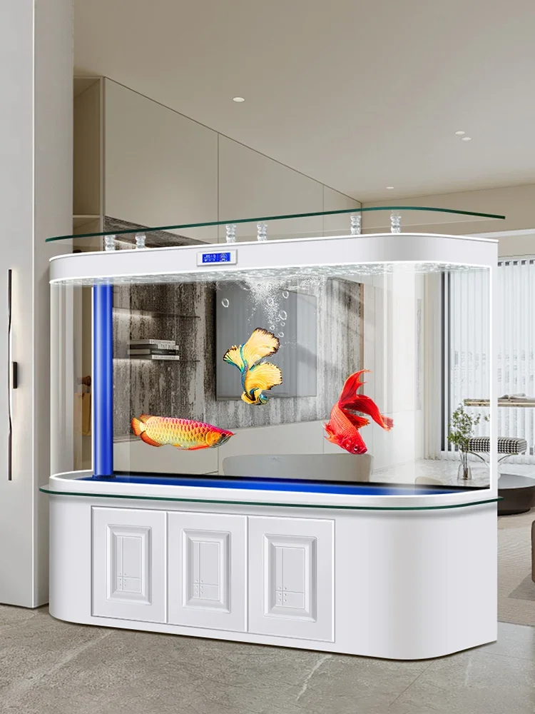 Living Room Large Double Circle Wall Bottom Filter Ecological Aquarium Intelligent Fish Globe Change Water
Living Room Large Double Circle Wall Bottom Filter Ecological Aquarium Intelligent Fish Globe Change Water