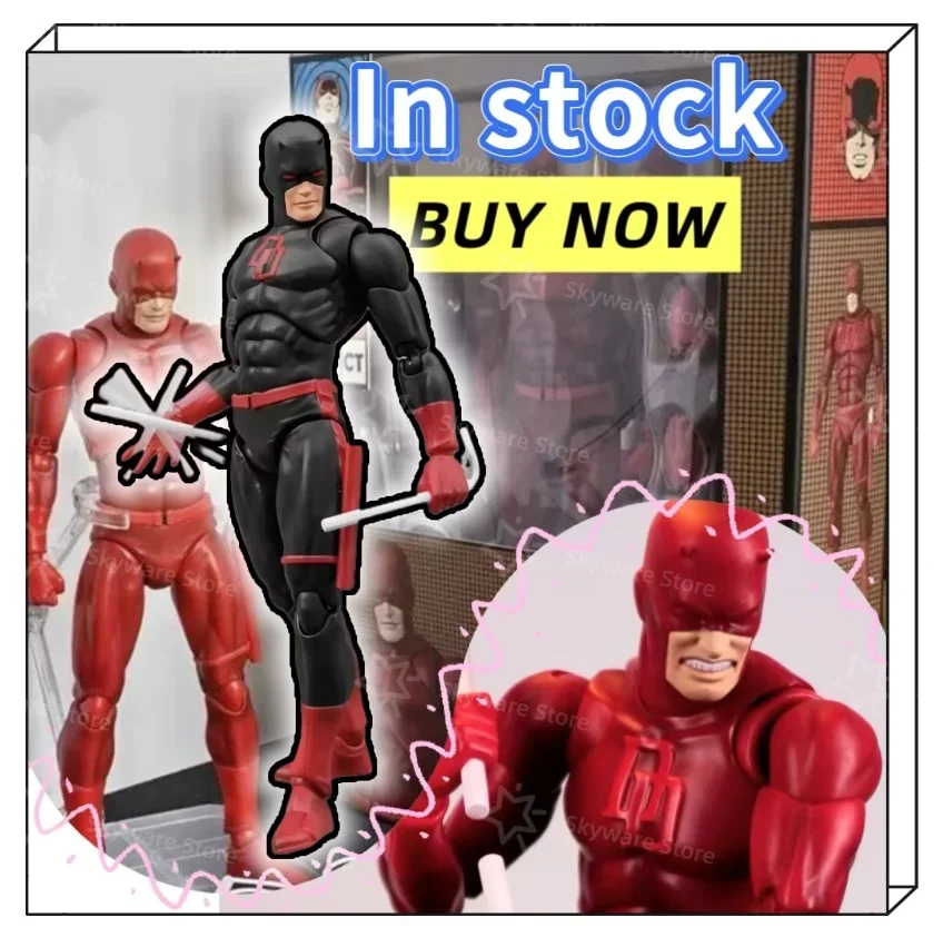 In Stock HOT Original Ct Toys Daredevil Action Figure Mafex 223 Figures Comic Version Figure Anime Figurine Statue Model Toys
In Stock HOT Original Ct Toys Daredevil Action Figure Mafex 223 Figures Comic Version Figure Anime Figurine Statue Model Toys