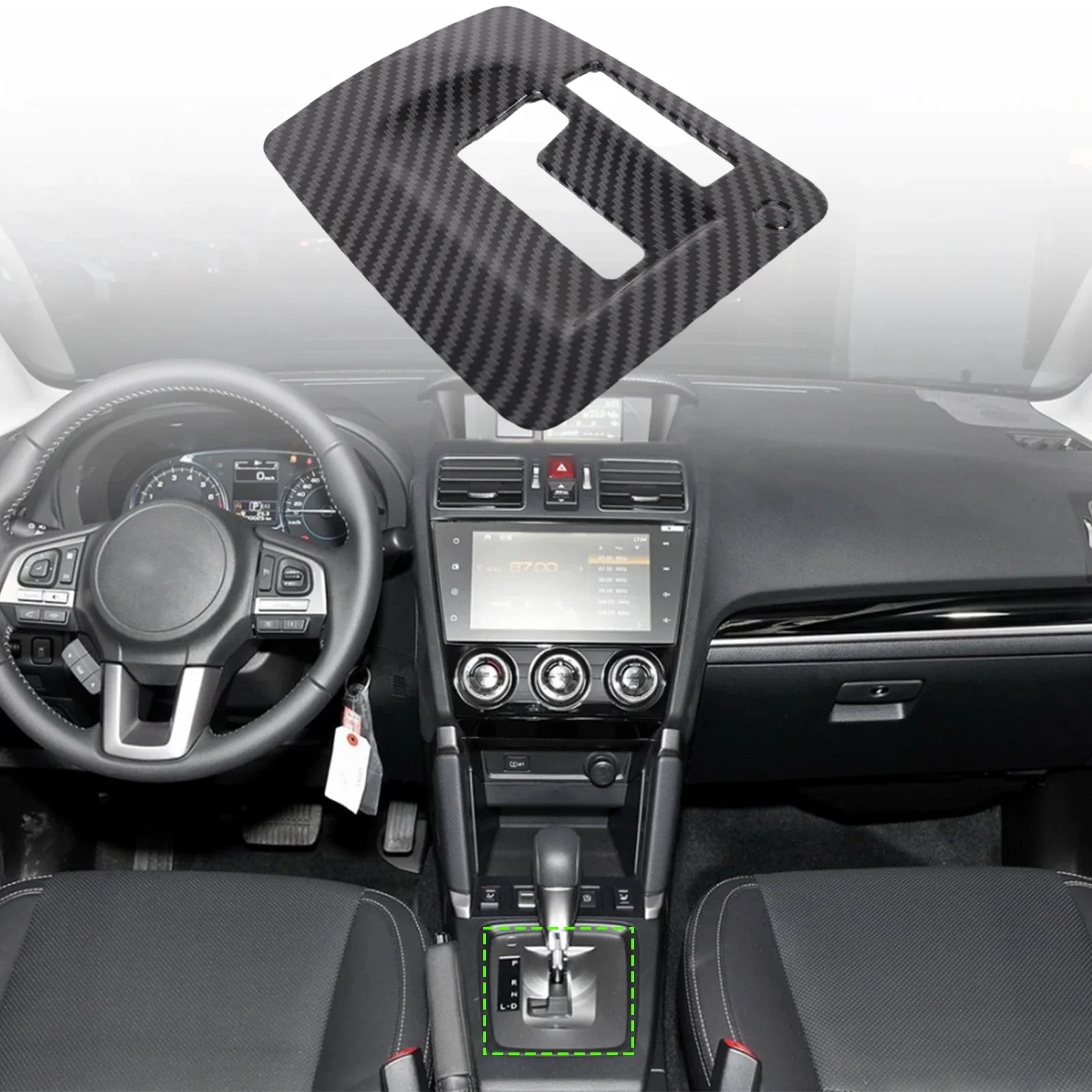 For Subaru Forester 2013-2018 ABS Carbon Fiber Car Gear Shift Panel Cover Trim Sticker Car Accessories LHD
For Subaru Forester 2013-2018 ABS Carbon Fiber Car Gear Shift Panel Cover Trim Sticker Car Accessories LHD