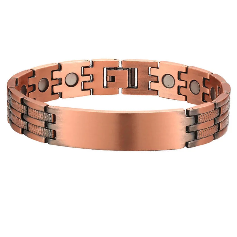 Big Men Copper Bracelet Magnetic Therapy ID Bracelets for Arthritis Father Gift 23cm Adjustable Drop shipping
Big Men Copper Bracelet Magnetic Therapy ID Bracelets for Arthritis Father Gift 23cm Adjustable Drop shipping
