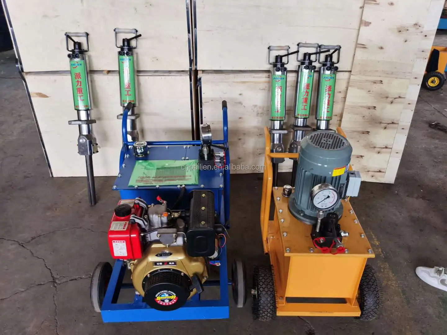 Hydraulic Rock Splitter with Power Pack for Silent Concrete Demolition Stone Crushing Tunnel Use
Hydraulic Rock Splitter with Power Pack for Silent Concrete Demolition Stone Crushing Tunnel Use