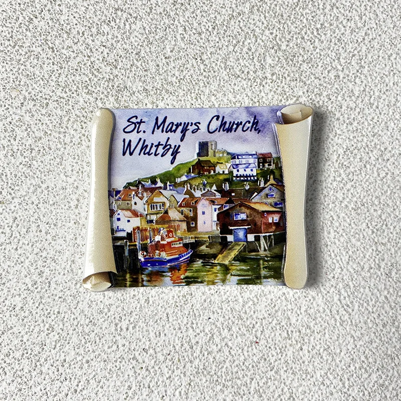 Whitby St. Mary's Church 3D Resin Fridge Magnet - British Coastal Scene Decor - Cute & Decorative Refrigerator Magnet
Whitby St. Mary's Church 3D Resin Fridge Magnet - British Coastal Scene Decor - Cute & Decorative Refrigerator Magnet