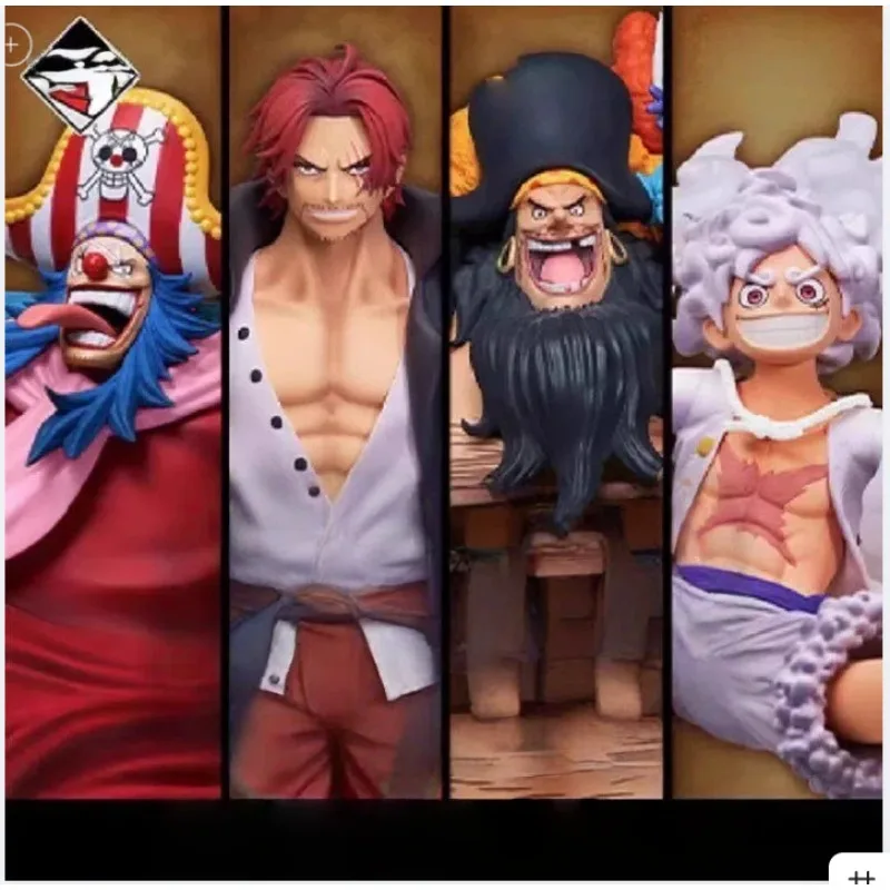 In Stock Bandai Ichiban Kuji One Piece New Four Emperors Shanks, Blackbeard, Luffy, Buggy Figure
In Stock Bandai Ichiban Kuji One Piece New Four Emperors Shanks, Blackbeard, Luffy, Buggy Figure
