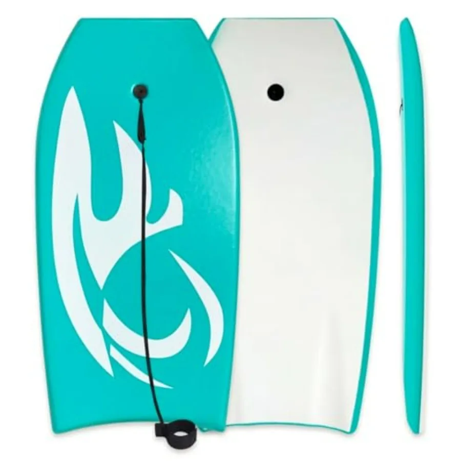Body Board Lightweight with EPS Core for beach use, white and blue, ultra-lightweight and durable
Body Board Lightweight with EPS Core for beach use, white and blue, ultra-lightweight and durable
