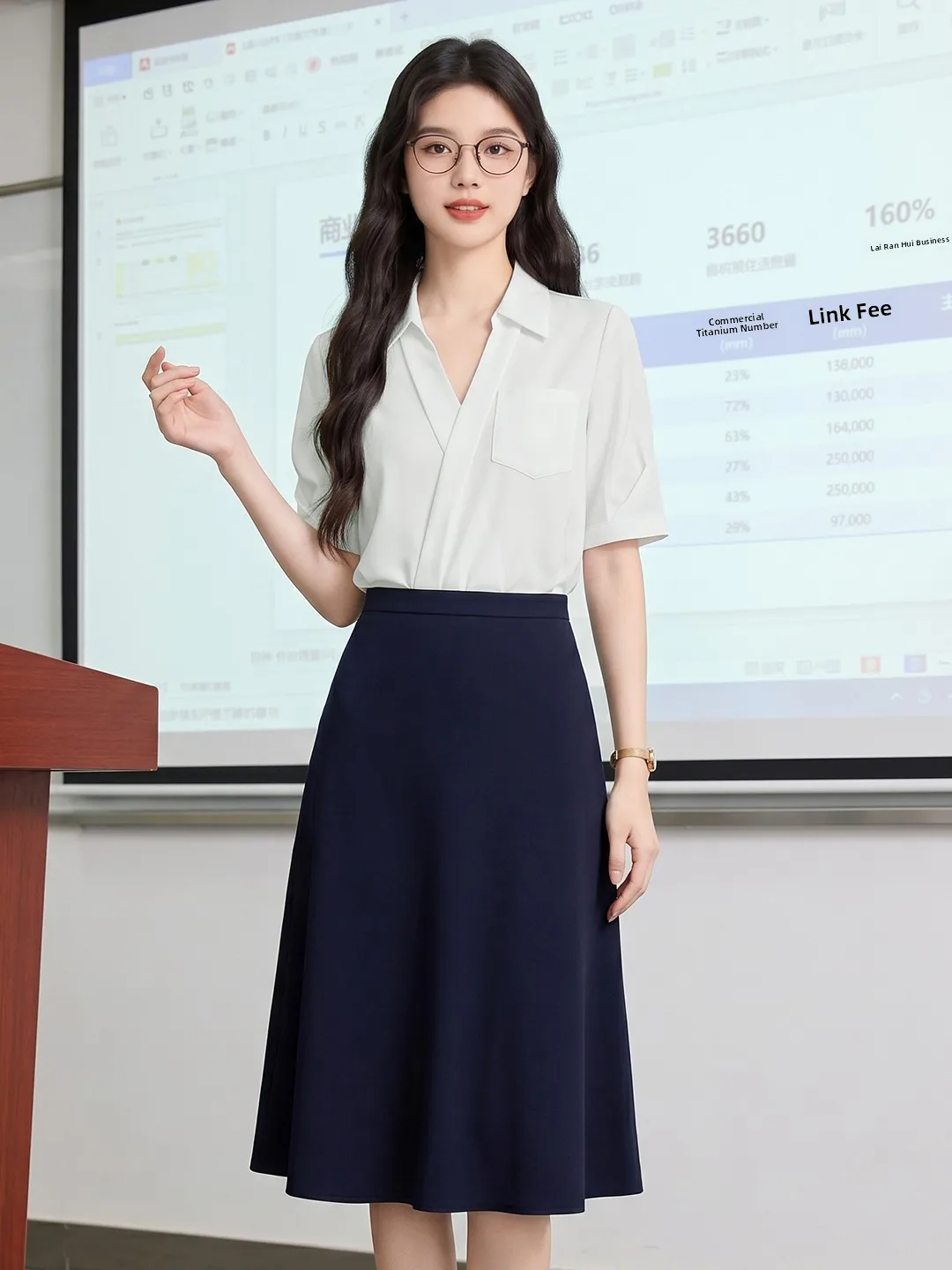 Women's Business Casual V-Neck Short Sleeve Shirt Summer 2026 New Commute Top Interview Professional Blouse Breathable Polyester
Women's Business Casual V-Neck Short Sleeve Shirt Summer 2026 New Commute Top Interview Professional Blouse Breathable Polyester