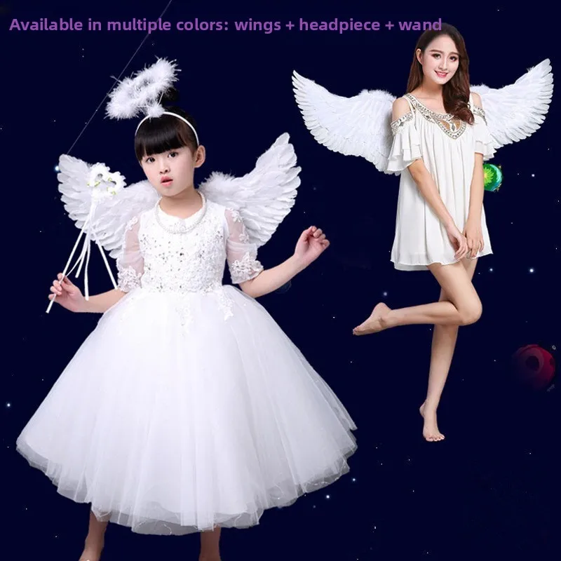 Обновленные крылья ангела для косплея, реквизит для детей и взрослых, для выступлений, модные, из полиэфирного волокна, новинка лета 2024 года
Обновленные крылья ангела для косплея, реквизит для детей и взрослых, для выступлений, модные, из полиэфирного волокна, новинка лета 2024 года