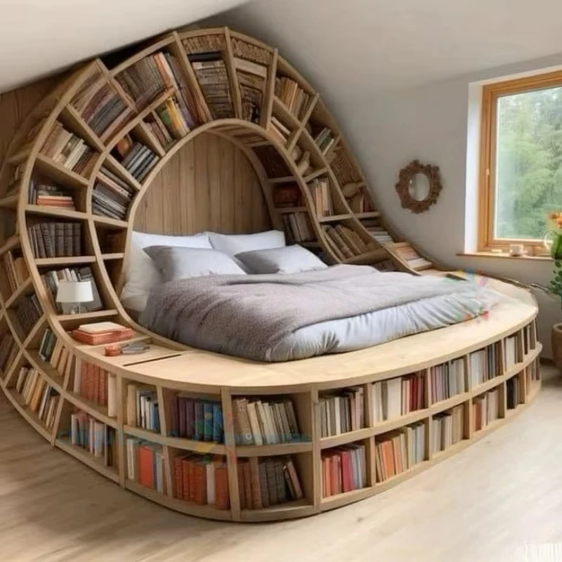 Unique bookshelf with reading nook for family living room bedroom library preschool university program
Unique bookshelf with reading nook for family living room bedroom library preschool university program