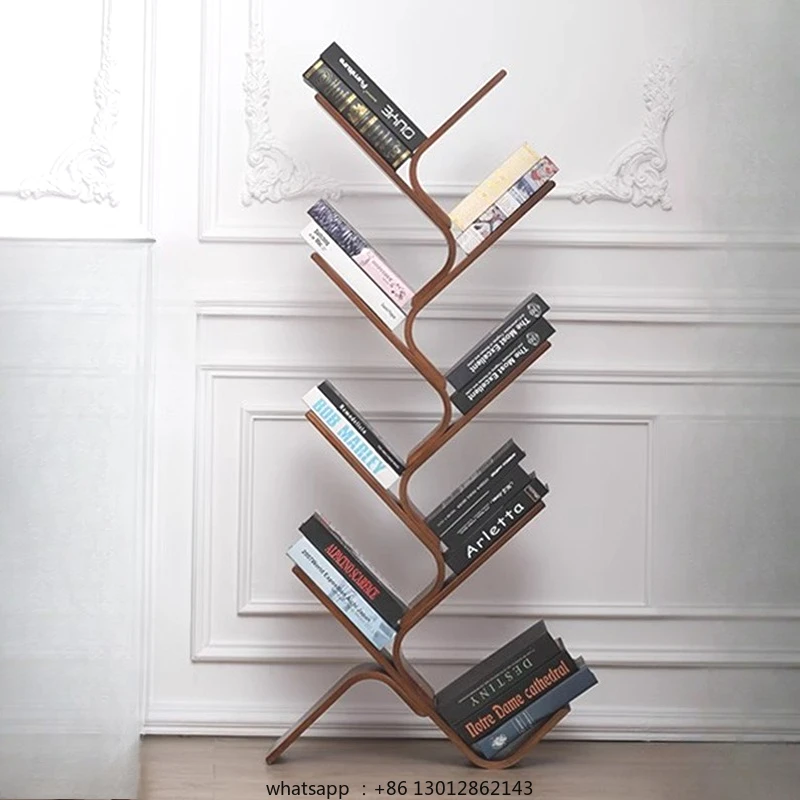 Minimalist bookshelf, detachable corner stand, elegant retro wooden bookshelf
Minimalist bookshelf, detachable corner stand, elegant retro wooden bookshelf