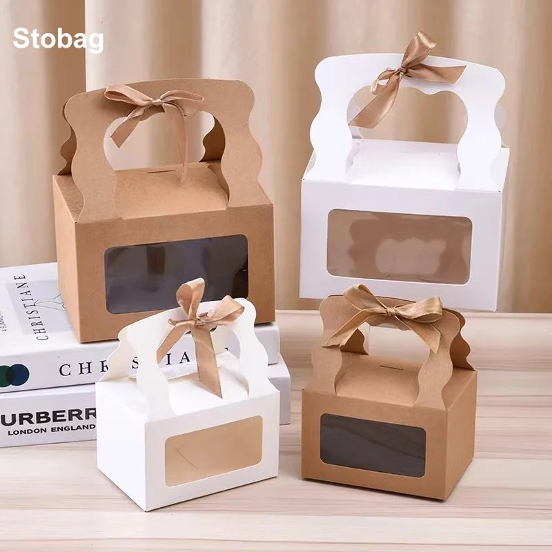 StoBag 12pcs Kraft Paper White Gift Box Tote with Bow Kids Children for Candy Biscuit Packaging Storage Birthday Party Favor
StoBag 12pcs Kraft Paper White Gift Box Tote with Bow Kids Children for Candy Biscuit Packaging Storage Birthday Party Favor