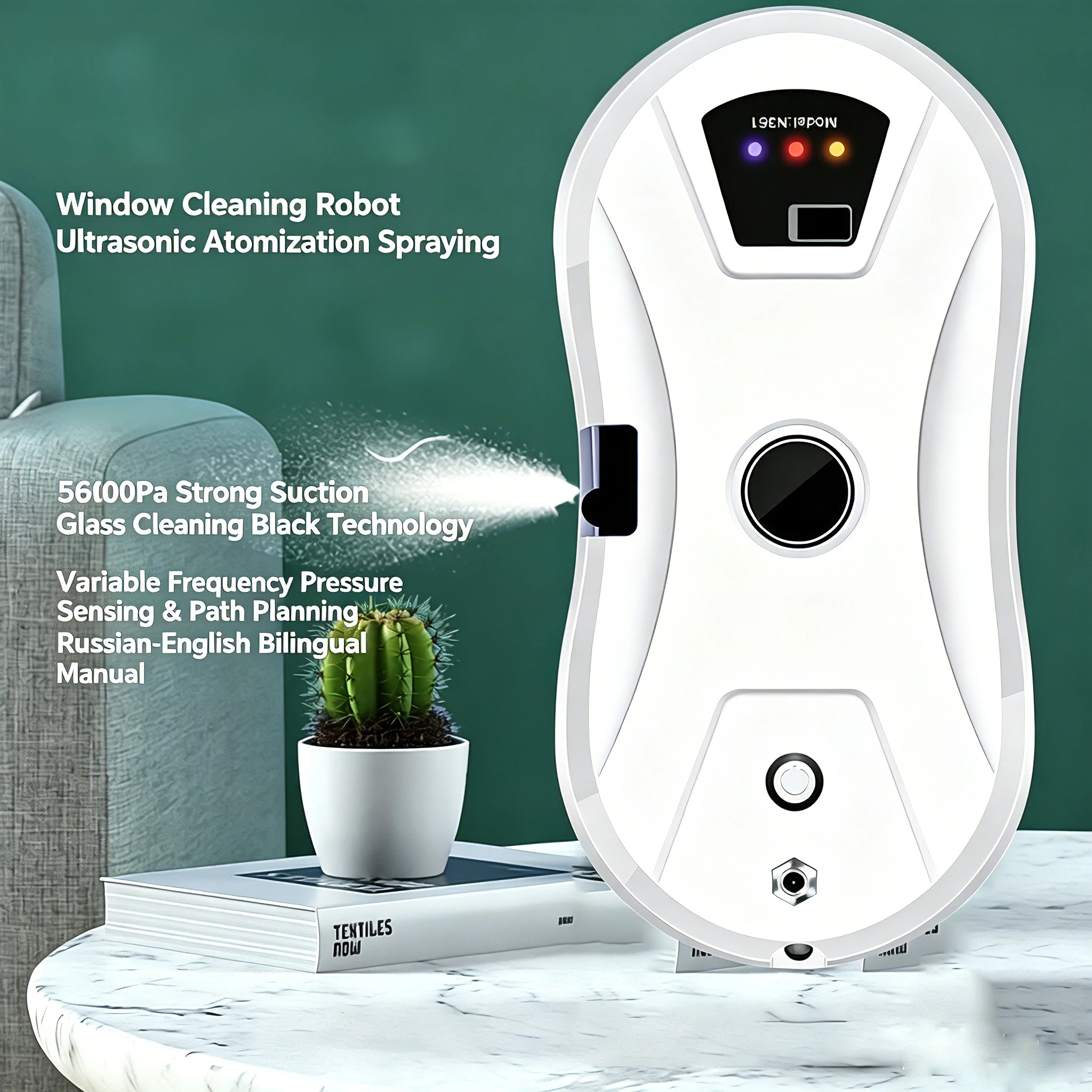 Automatic Spray Window Cleaning Robot 5600PA High Suction Remote Control Electric High-rise Double-sided Glass Cleaning Machine
Automatic Spray Window Cleaning Robot 5600PA High Suction Remote Control Electric High-rise Double-sided Glass Cleaning Machine