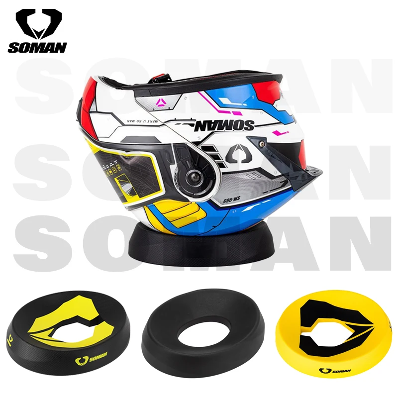 Motorcycle Helmet Stands Round Helmet Donut Ring Service Pad Portable for Clean Visor Remove Pads and Installing Equipments 
Motorcycle Helmet Stands Round Helmet Donut Ring Service Pad Portable for Clean Visor Remove Pads and Installing Equipments