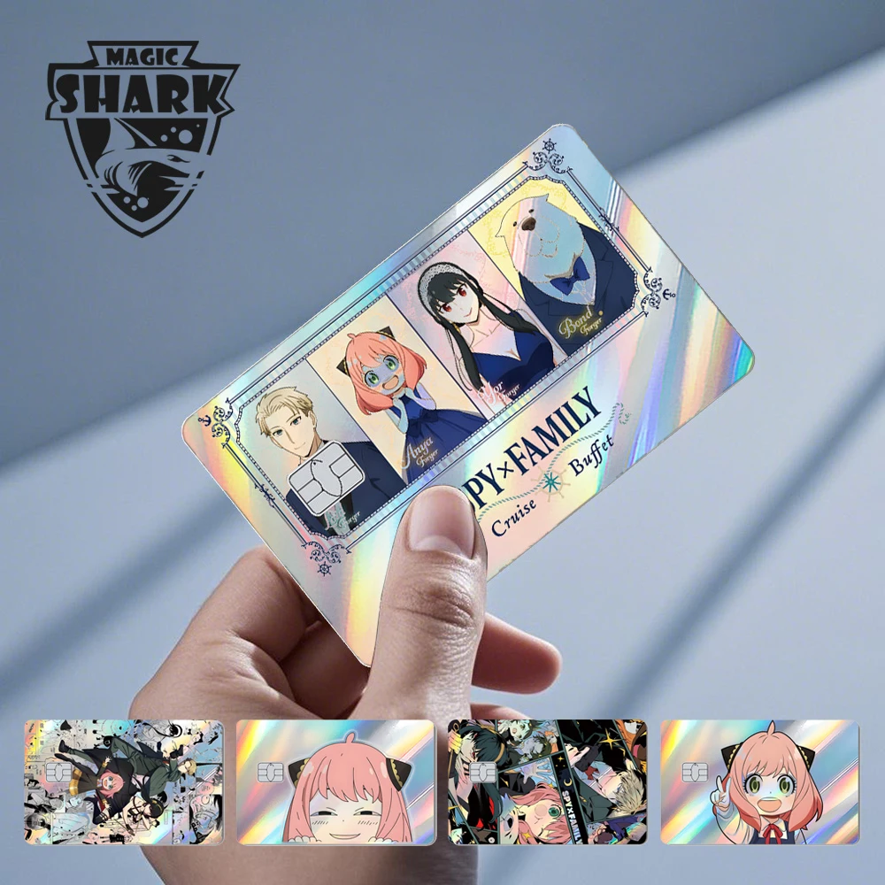 Magic Shark SPY X Family Anime Holographic No Fade Sticker Film Skin for Large Small No Chip Bank Credit Debit Card
Magic Shark SPY X Family Anime Holographic No Fade Sticker Film Skin for Large Small No Chip Bank Credit Debit Card