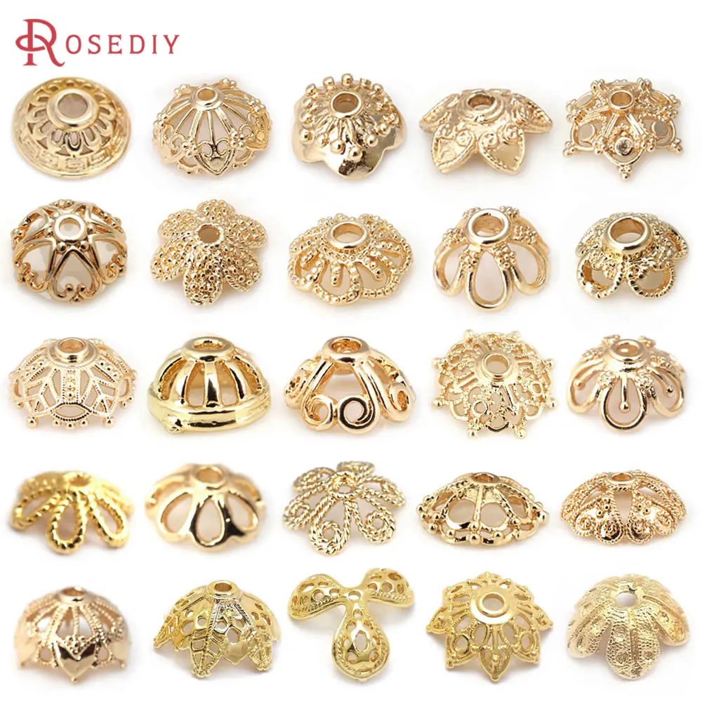18K Gold Color Brass Beads Caps Tassel Caps High Quality Jewelry Making Supplies Necklace Earrings Diy Accessories
18K Gold Color Brass Beads Caps Tassel Caps High Quality Jewelry Making Supplies Necklace Earrings Diy Accessories