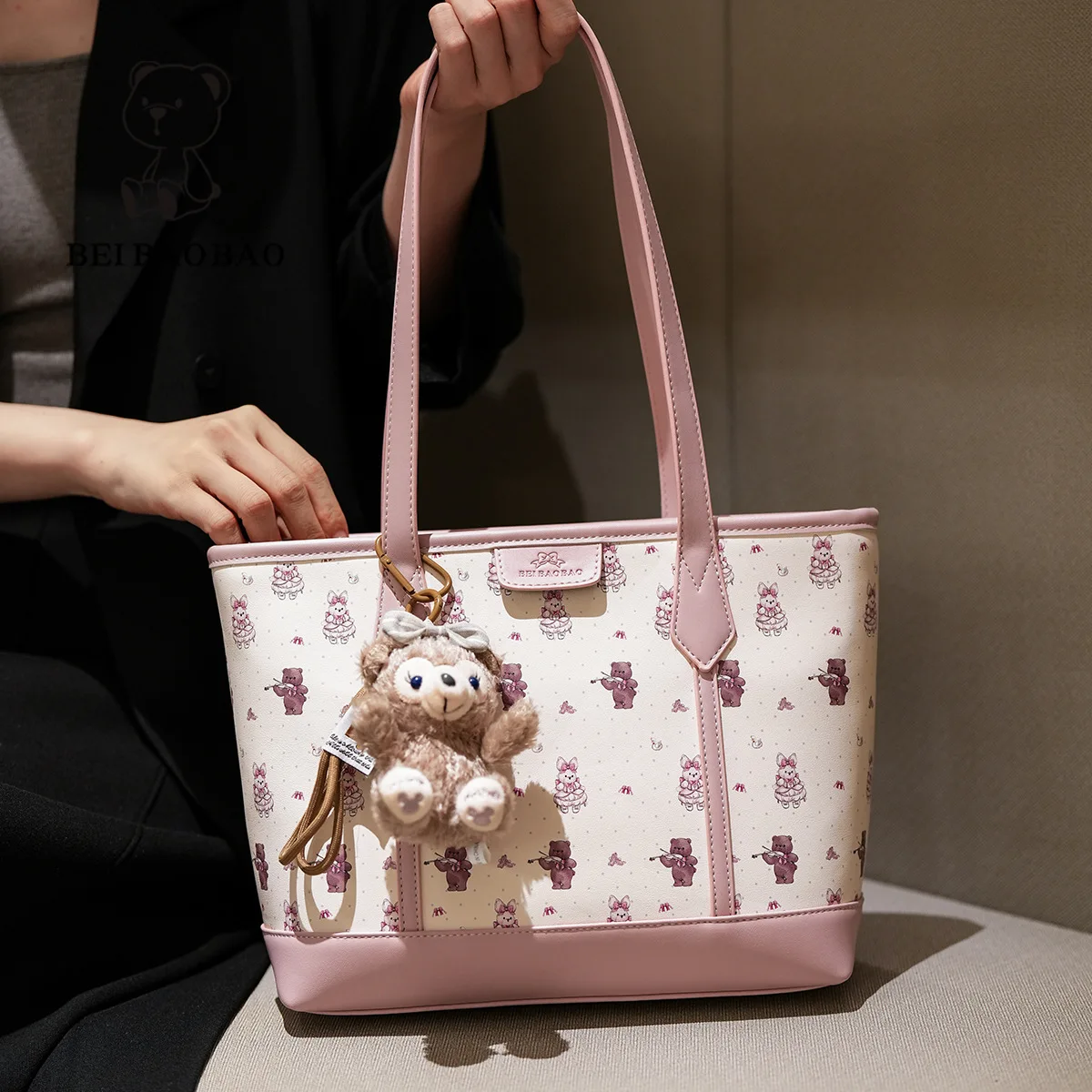 2025 Beibaobao Cartoon Bear Tote Bag for Women - Fashion Casual Shoulder Large Capacity Handbag
2025 Beibaobao Cartoon Bear Tote Bag for Women - Fashion Casual Shoulder Large Capacity Handbag