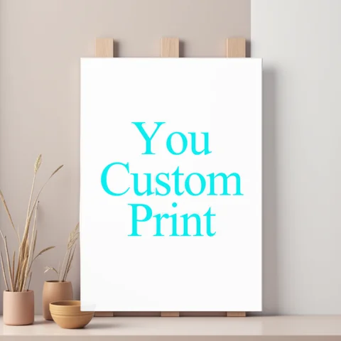 Pintura en lienzo con impresión personalizada por tu foto, póster en lienzo, regalo Personal, figura personalizada, imágenes de animales y mascotas, impresiones para decoración del hogar