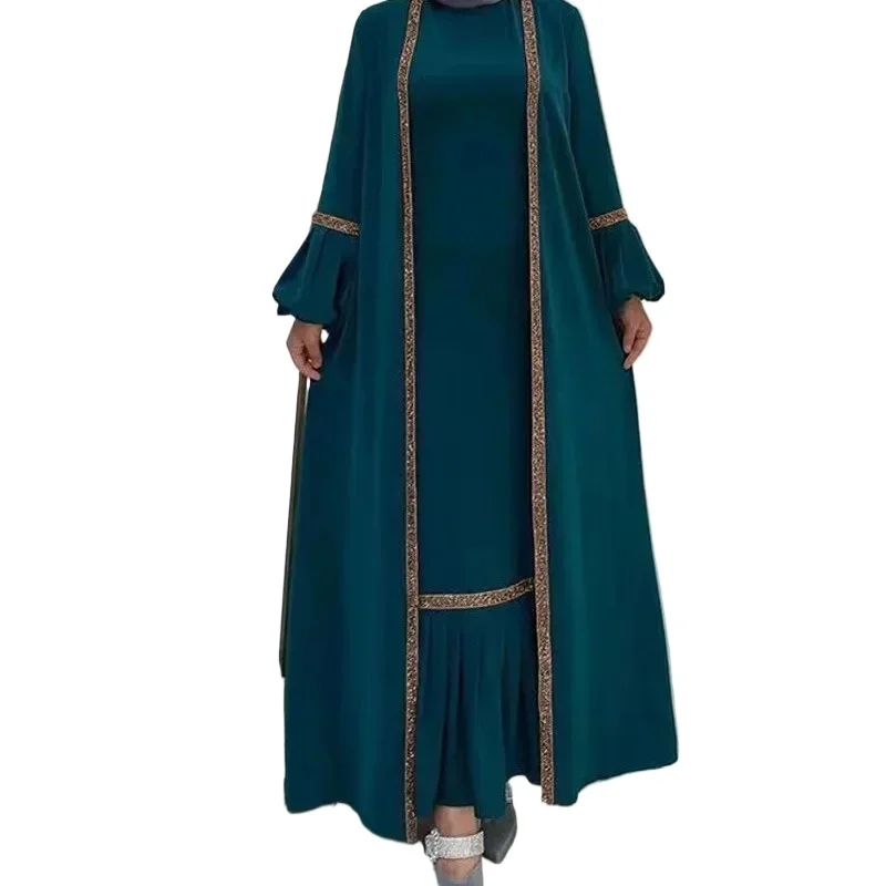 Eid Abaya Dubai Modest Turkey Muslim Long Dress for Women Arabic Sequin Islamic Dresses Evening Party Gown Moroccan Kaftan Robe
Eid Abaya Dubai Modest Turkey Muslim Long Dress for Women Arabic Sequin Islamic Dresses Evening Party Gown Moroccan Kaftan Robe